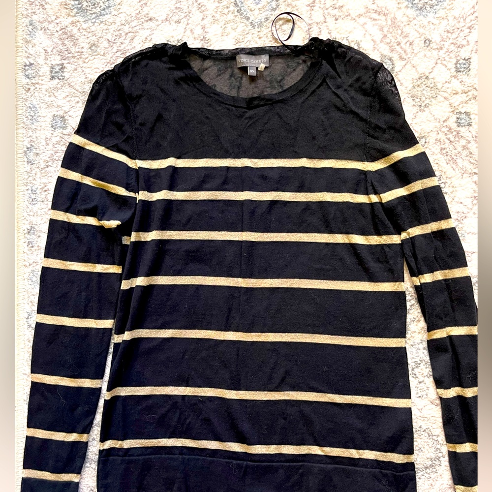 Vince Camuto mesh blouse